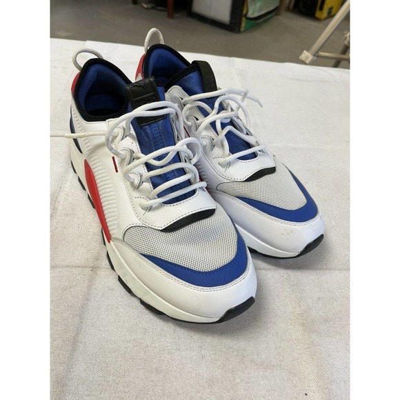 Puma RS-0 Sound Low Leather Trainers 36689001 White/Red/Blue UK12/US13/EU47 main image 7